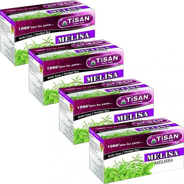 Tisan Melisa Bitki Süzen Poşet Çay 4 x 20'li ürün görseli 1