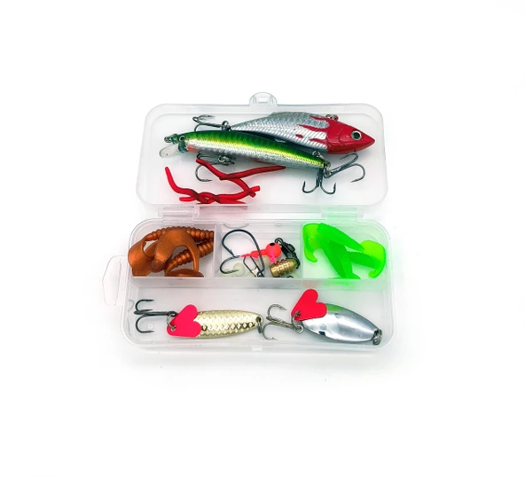Valkyrie 28 Parça Silikon Rapala Kaşık Olta Yem ve Aksesuar Seti ürün görseli 1