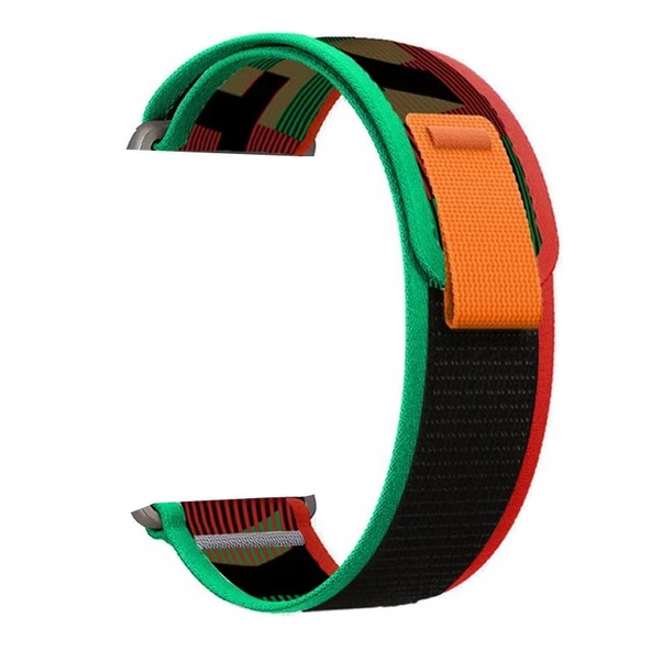 Gpack Apple Watch SE 2 2022 40mm Kordon Çift Renkli Naylon Ayarlanabilir sc3 ürün görseli 1