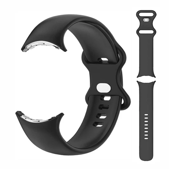 Gpack Google Pixel Watch Kordon Mat Klasik Silikon sc1 - Resim 6