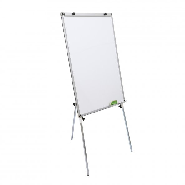 70X100 Teleskopik Ayaklı Flipkartlı Beyaz Laminat Yazı Tahtası ürün görseli 1