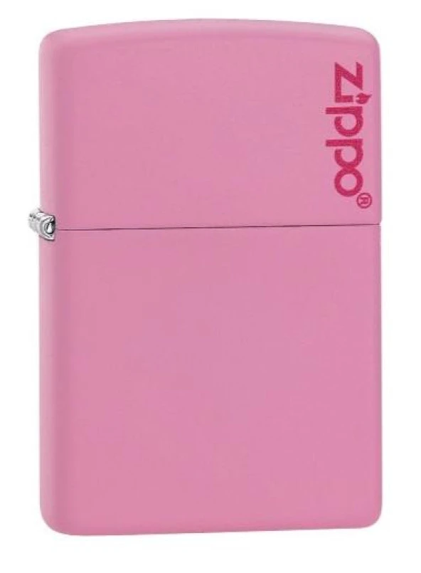 Zippo Pink Logo Çakmak / Pembe Zippo ürün görseli 1