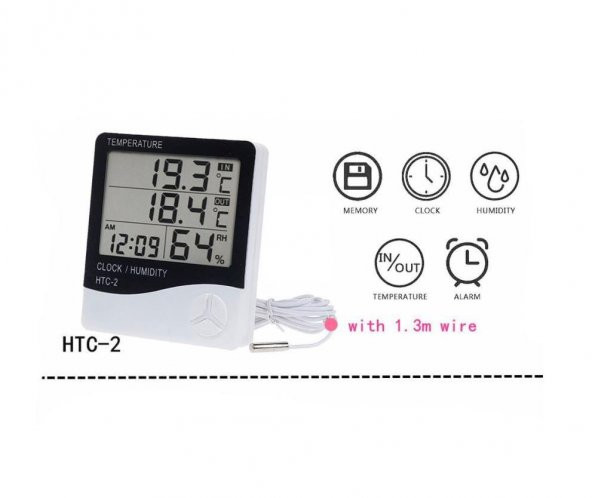 HTC-2 Saatli Nem Ölçer ve Termometre - Resim 2