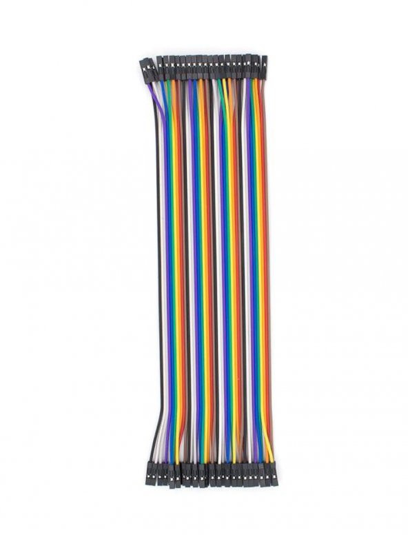 40 Adet Dişi-Dişi Jumper Kablo 20cm ürün görseli 1