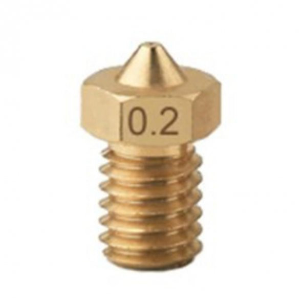 0.2 mm V6 Pirinç Nozzle ürün görseli 1