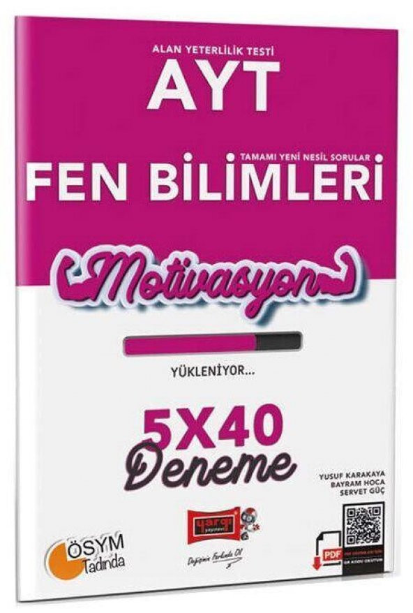 AYT Fen Bilimleri 5 x 40 Deneme Yargı Yayınları ürün görseli 1