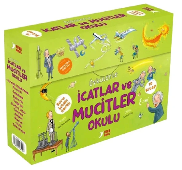 Yuva 3. ve 4. Sınıf Öykülerle İcatlar ve Mucitler Okulu 10 Kitap ürün görseli 1