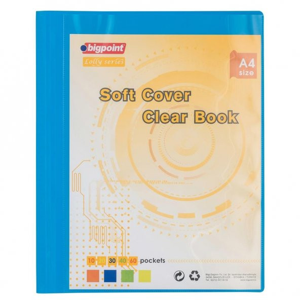 BIGPOINT SUNUM DOSYASI SOFT 20 LI MAVI (202S) ürün görseli 1