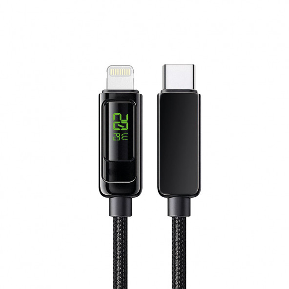 Zuidid Ultimate 20W LCD Ekranlı Hasır Örgü ve Type-C to Lightning Hızlı Şarj ve Data Kablo ürün görseli 1