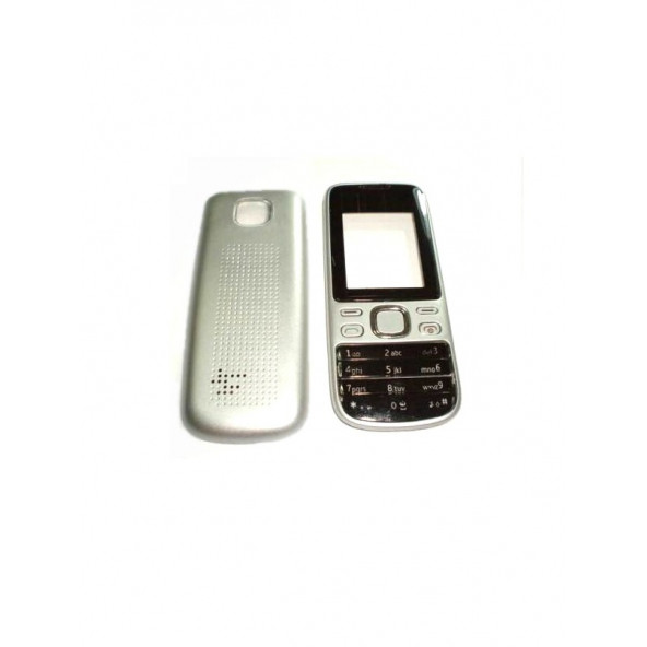 Nokia 2690 Kapak Nokia 2690 uyumlu Gri Renk Ön Kapak Arka Kapak ürün görseli 1