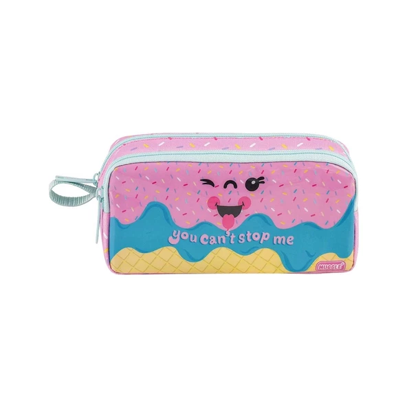 Muggle Kalem Çantası Pink Ice Cream Pembe Kalem Kutusu ürün görseli 1