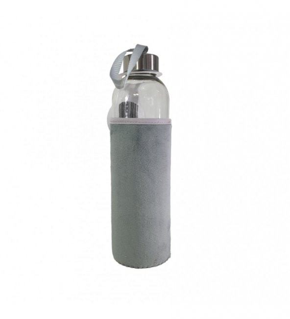 Peluş Kılıflı Cam Matara 750 Ml - Resim 5
