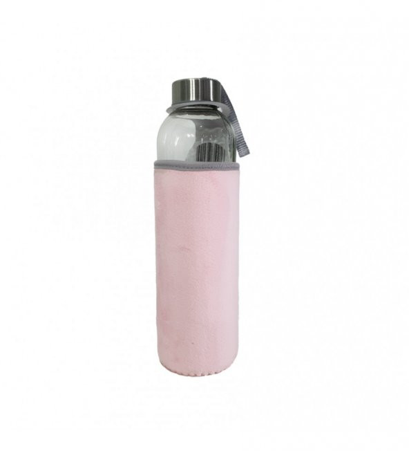 Peluş Kılıflı Cam Matara 750 Ml - Resim 8