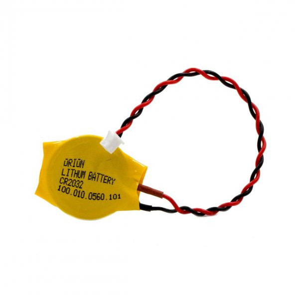 Orion CR2032 3V Plc Lityum Batarya Terminal + Kablo Bios Cmos Pili ürün görseli 1