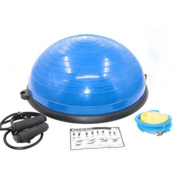 Libor Bosu Pilates Denge Topu Pilates Denge Aleti Balance Ball Yarım AY 60 CM ürün görseli 1