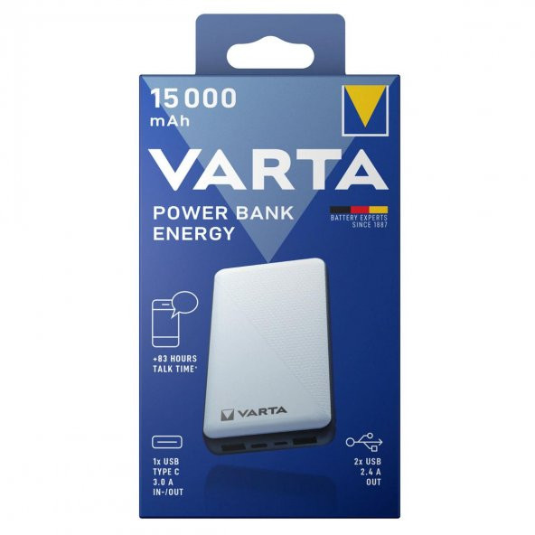 Varta 57977 Power Bank Energy 15000 Mah ürün görseli 1