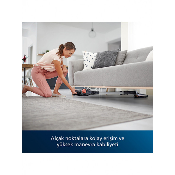 Philips XC7040/01 Speedpro Max Şarjlı Dikey Süpürge - Resim 7