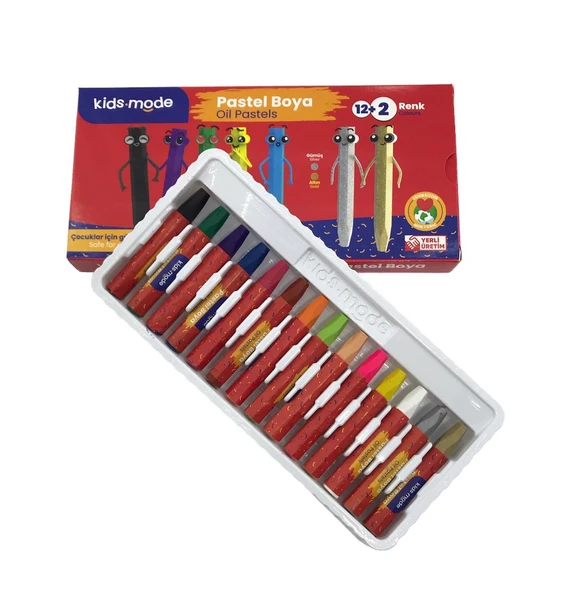 Kids Mode 12+2 Pastel Boya - Resim 2