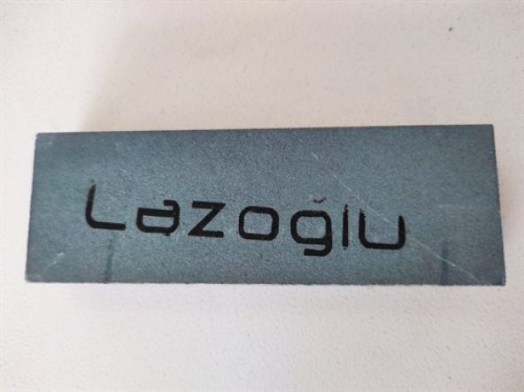 LAZOĞLU ÇİFT YÖNLÜ  BIÇAK SATIR  BİLEME TAŞI ürün görseli 1