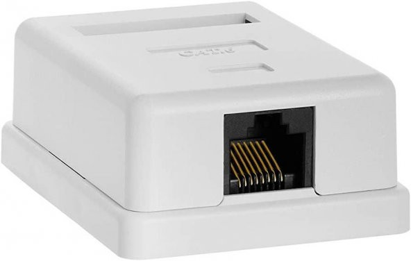 Cat. 6 RJ45 Tekli Data Kutusu (Dolu) ürün görseli 1