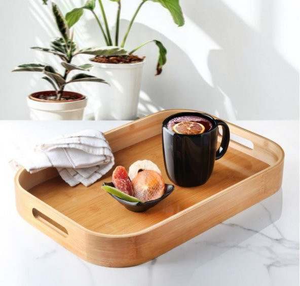 Rossel Premium Bambu Tepsi 46x33 cm G3303 ürün görseli 1