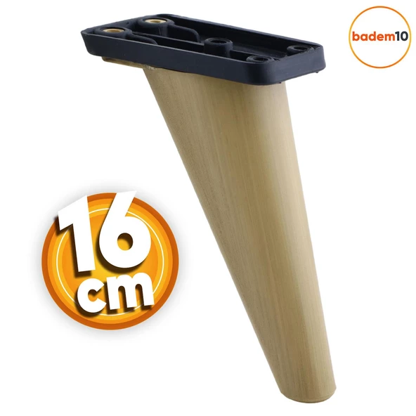 Regnum Lüks Mobilya Kanepe Sehpa Tv Ünitesi Koltuk Ayağı 16 Cm Kahverengi Baza Ayakları ürün görseli 1