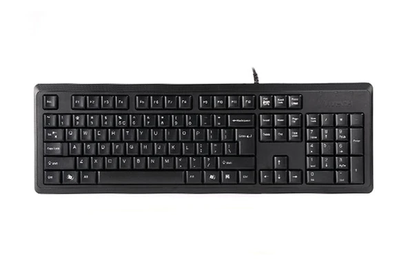 A4 TECH KR-92 Q KLAVYE USB STANDART SİYAH ürün görseli 1