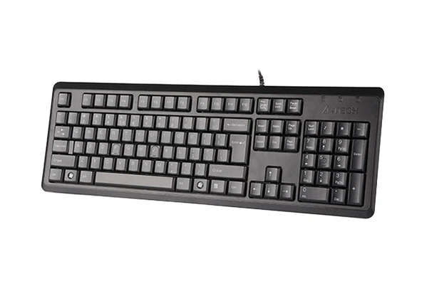 A4 TECH KR-92 Q KLAVYE USB STANDART SİYAH - Resim 3