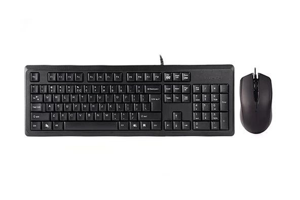 A4 TECH KR-9276 Q USB STANDART KLAVYE+OPTİK MOUSE - Resim 4
