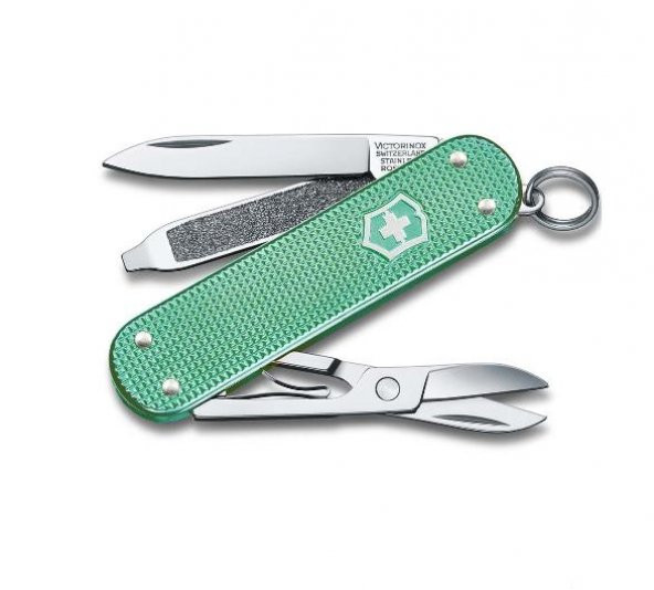 Victorinox 0.6221.221G Minty Mint Classic Alox Çakı ürün görseli 1