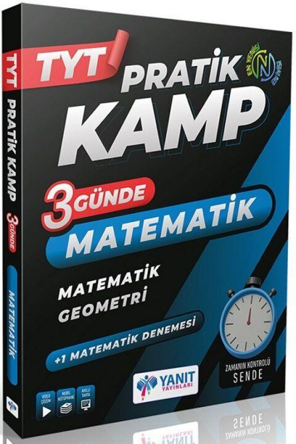 TYT Matematik 3 Günde Pratik Kamp Kitabı Yanıt Yayınları ürün görseli 1