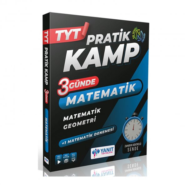 Yanıt YKS TYT Matematik 3 Günde Pratik Kamp Kitabı Yanıt Yayınları ürün görseli 1