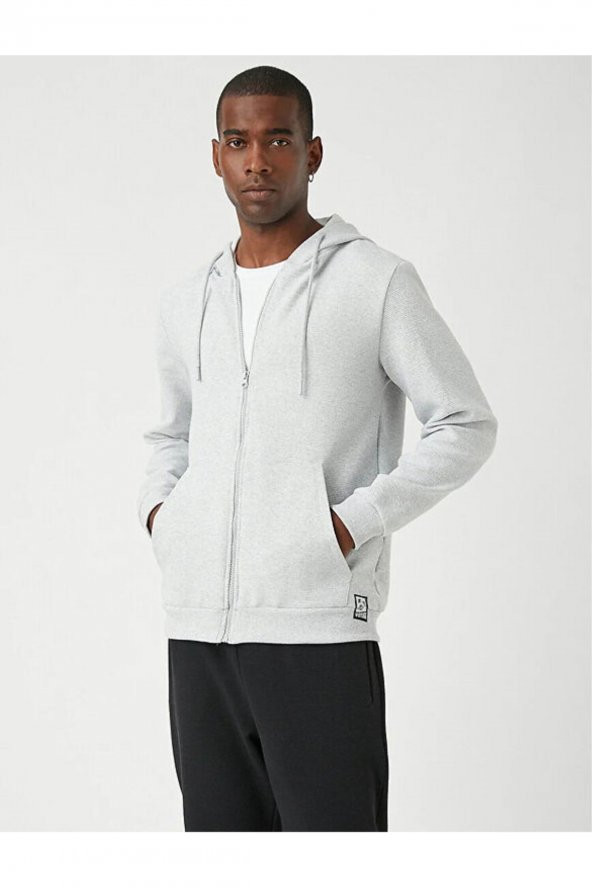 3wam70068mk Erkek Sweat Gri ürün görseli 1