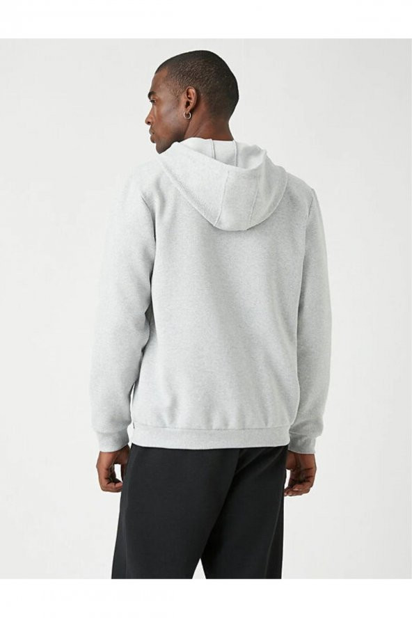 3wam70068mk Erkek Sweat Gri - Resim 2