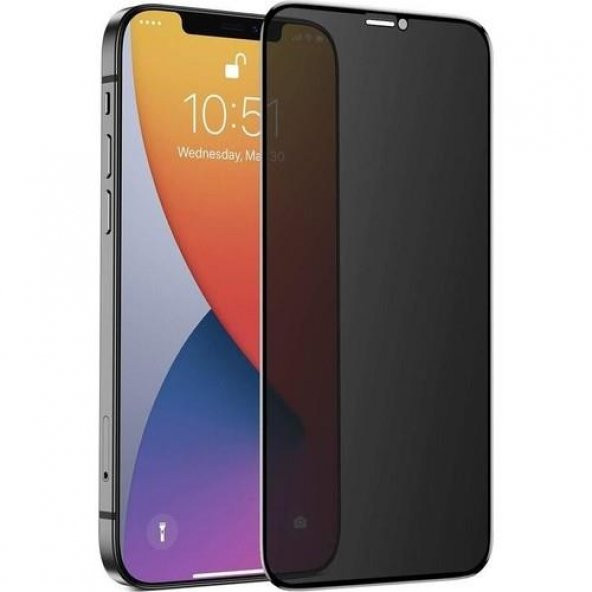 Vendas iPhone 11 Uyumlu ( iPhone 11 ) Privacy Gizleyen Hayalet Temperli Cam Ekran Koruyucu ürün görseli 1