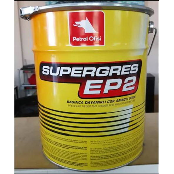 Petrol Ofisi Süper Gres Ep 2 15 kg Lityum Sabunlu Performanslı Gres Yağı ürün görseli 1