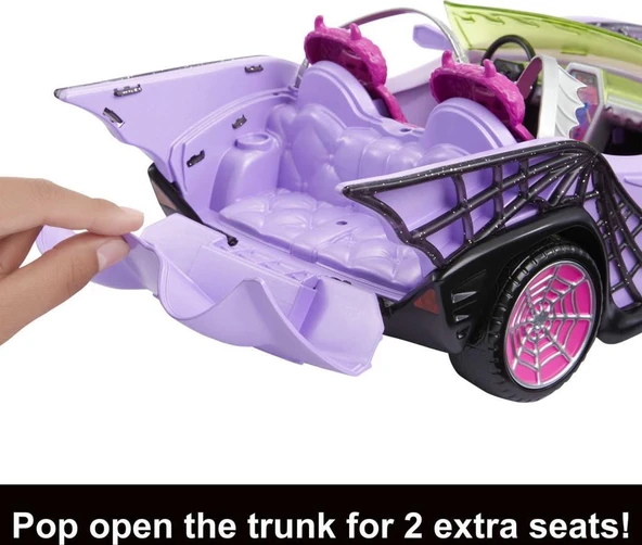 Mattel Monster High Gösterişli Araba HHK63 - Resim 3