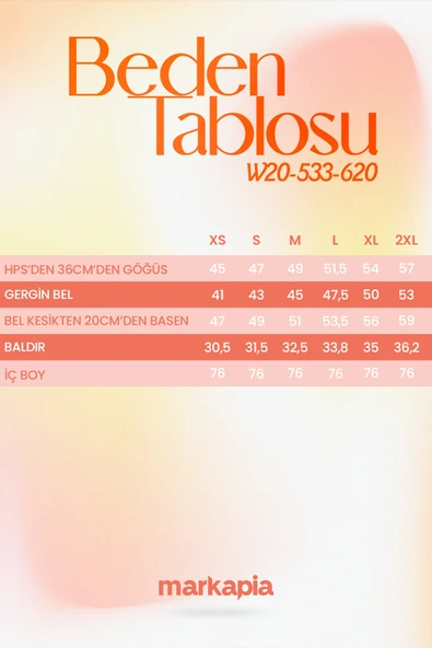 Kadın Yarasa Kol Jean Tulum Mavi - Resim 7