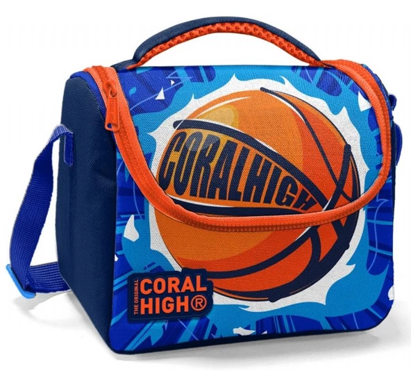 Coral High Thermo Mavi Turuncu Okul Beslenme Çantası - Erkek Çocuk ürün görseli 1