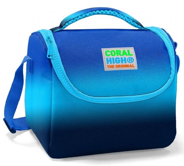 Coral High Erkek Çocuk Lacivert Mavi Gradyan Okul Beslenme Çantası ürün görseli 1