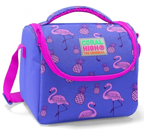 Coral High Kız Çocuk Lavanta Flamingo Okul Beslenme Çantası - Isı Yalıtımlı ürün görseli 1