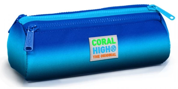 Coral High Lacivert Mavi Gradyan Üç Bölmeli Kalem Çantası -Erkek Çocuk ürün görseli 1