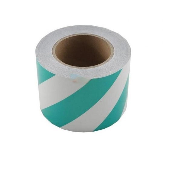 Fosforlu Bant Çapraz 9,2 cm x 5 Metre Yeşil Beyaz ürün görseli 1