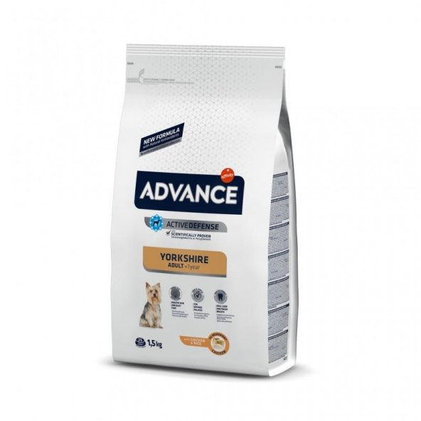 Advance Yorkshire Terrier Tavuklu Yetişkin Köpek Maması 1,5 KG ürün görseli 1
