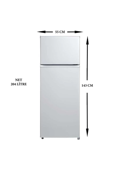 Dijitsu DBD200 Çift Kapılı Buzdolabı - Resim 3