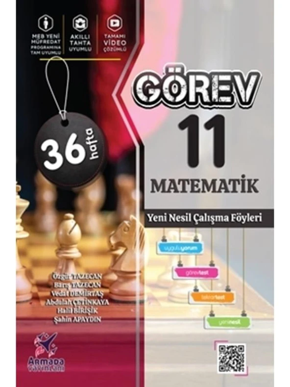 ARMADA 11.SINIF GÖREV MATEMATİK YENİ NESİL ÇALIŞMA FÖYLERİ (36 HAFTA) ürün görseli 1