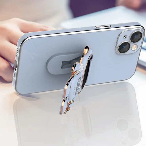 Gpack Universal Her Modelle Uyumlu Standlı Astronot Ring - Resim 3