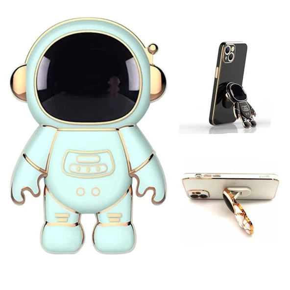Gpack Universal Her Modelle Uyumlu Standlı Astronot Ring - Resim 8