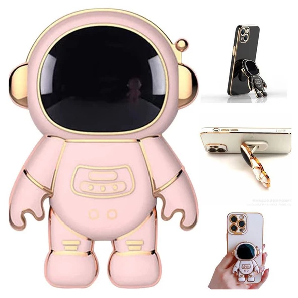 Gpack Universal Her Modelle Uyumlu Standlı Astronot Ring - Resim 6