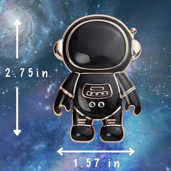 Gpack Universal Her Modelle Uyumlu Standlı Astronot Ring - Resim 2